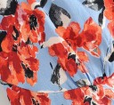 Dametop med blomsterprint 5