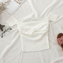 Dametop med off-shoulder-motiv A830 7