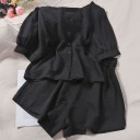 Dametop og shorts B1261 5