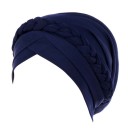 Dameturban med fletning 8