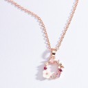 Damhalsband med blomma D287 10