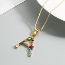 Damhalsband med bokstaven D124 4