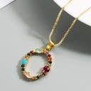 Damhalsband med bokstaven D124 18