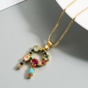 Damhalsband med bokstaven D124 21
