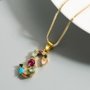 Damhalsband med bokstaven D124 22