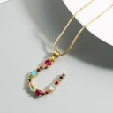 Damhalsband med bokstaven D124 24