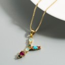 Damhalsband med bokstaven D124 28