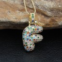 Damhalsband med bokstaven D352 10