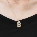 Damhalsband med bokstaven D352 3