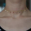 Damhalsband med färgglada stenar 4