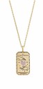 Damhalsband med hänge D105 4