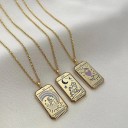 Damhalsband med hänge D105 2