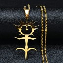 Damhalsband med hänge D154 6