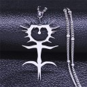 Damhalsband med hänge D154 7