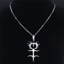 Damhalsband med hänge D154 3