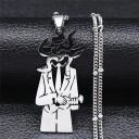 Damhalsband med hänge D155 2