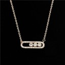 Damhalsband med hänge D163 4