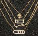 Damhalsband med hänge D163 1