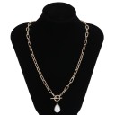 Damhalsband med hänge D27 12