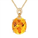 Damhalsband med hänge D594 1
