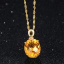 Damhalsband med hänge D594 2