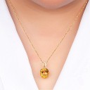 Damhalsband med hänge D594 5