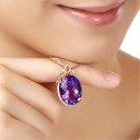 Damhalsband med hänge D706 2