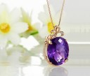 Damhalsband med hänge D706 3