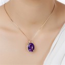 Damhalsband med hänge D706 4