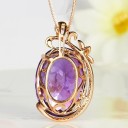 Damhalsband med hänge D706 5
