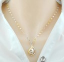 Damhalsband med hänge D711 3