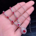 Damhalsband med hänge D732 2