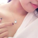 Damhalsband med hänge D846 2