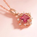Damhalsband med hänge D853 4