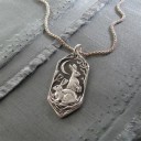 Damhalsband med kanin D320 1
