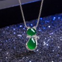 Damhalsband med katt D836 3