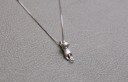 Damhalsband med katt G497 2