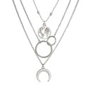 Damhalsband med klot och ringar 1