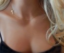 Damhalsband med kors D134 1