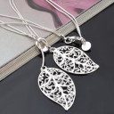 Damhalsband med löv 4
