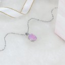 Damhalsband med opal 3