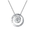 Damhalsband med runt hänge D590 1