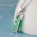Damhalsband med smaragd G551 3