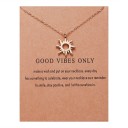 Damhalsband med sol D186 1