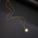 Damhalsband med sol D376 1