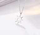 Damhalsband med sol G644 1