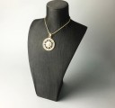 Damhalsband med sol i cirkel G563 3