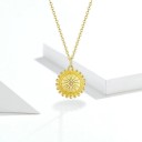 Damhalsband med sol 3