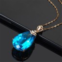 Damhalsband med sten D444 2