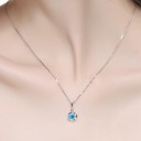 Damhalsband med sten 2